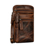 "Mikael" 3-in-1 Leather Chest Bag for Men - Phone Pouch and Belt Bag