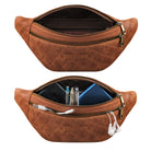 Bauchtasche Leder Herren Damen braun