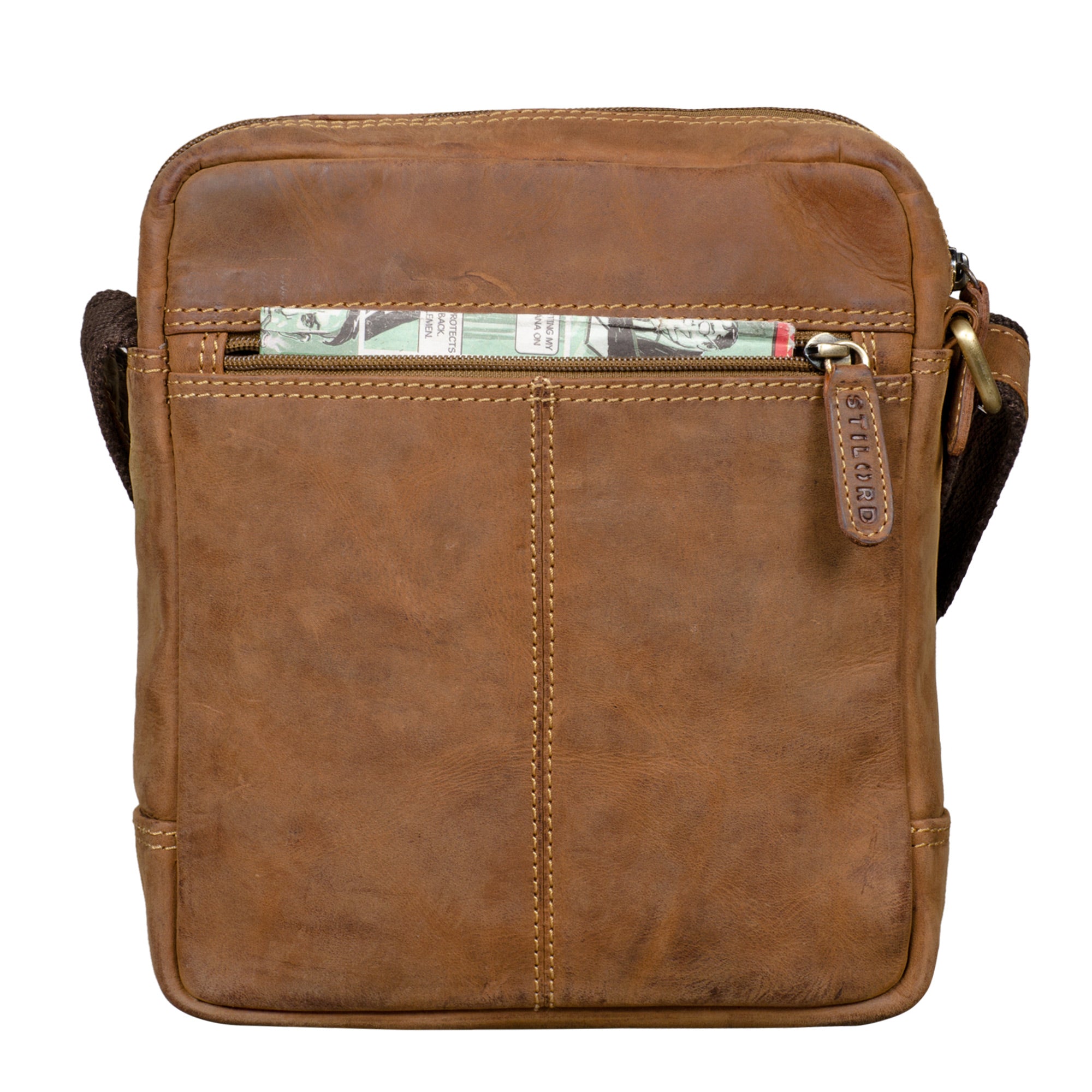 Leder Messengertasche klein