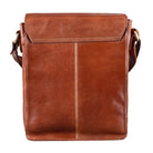 Vintage Ledertasche klein cognac glänzend