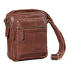 "Lorenzo" Small Men's Leather Crossbody Bag for 8-Inch Tablet