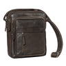"Ivano" Small Leather Crossbody Bag for Men for 10.9-Inch Devices