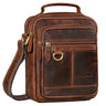 "Jonas" Small Leather Handbag Men with Handle for 8 Inch Tablet