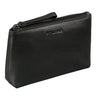 "Lio" Multifunctional Small Leather Cosmetic Bag with Zipper
