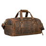 "Salvador" Robust Mens Leather Holdall Travel Bag 30L for Travel and Sports