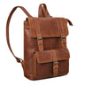 "Franka" Small Leather Backpack Vintage