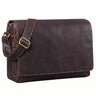 "Reinhold" Vintage Leather Messenger Bag Men for 15.6-16 Inch