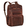 "Hiro" 16 Inch Leather Laptop Backpack for Men & Women - for Work & Travel