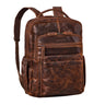 "Hiro" 16 Inch Leather Laptop Backpack for Men & Women - for Work & Travel