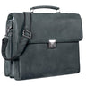 große bürotasche leder schwarz