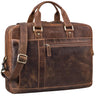 "Nico" Large Shoulder Bag Leather Business Briefcase 15.6 Inch