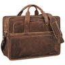 "Paolo" Spacious Leather Briefcase for Men Large with 15.6 Inch Laptop Compartment