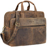 "William" Classic Leather Briefcase Men XL