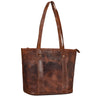 "Svea" Stylish Real Leather Handbag for Laptop 14 Inch