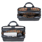 Rucksack leder laptop schwarz
