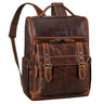 "Gian" Leather Work Backpack for Men & Women with Laptop Compartment 16 Inch