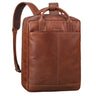 "Bobbie" Leather Backpack for Men & Women 2-in-1 Laptop Rucksack 16 Inch