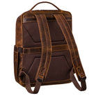 Leder Businessrucksack Herren braun