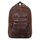 rucksack vintage leder braun