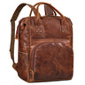 Lederrucksack Damen braun