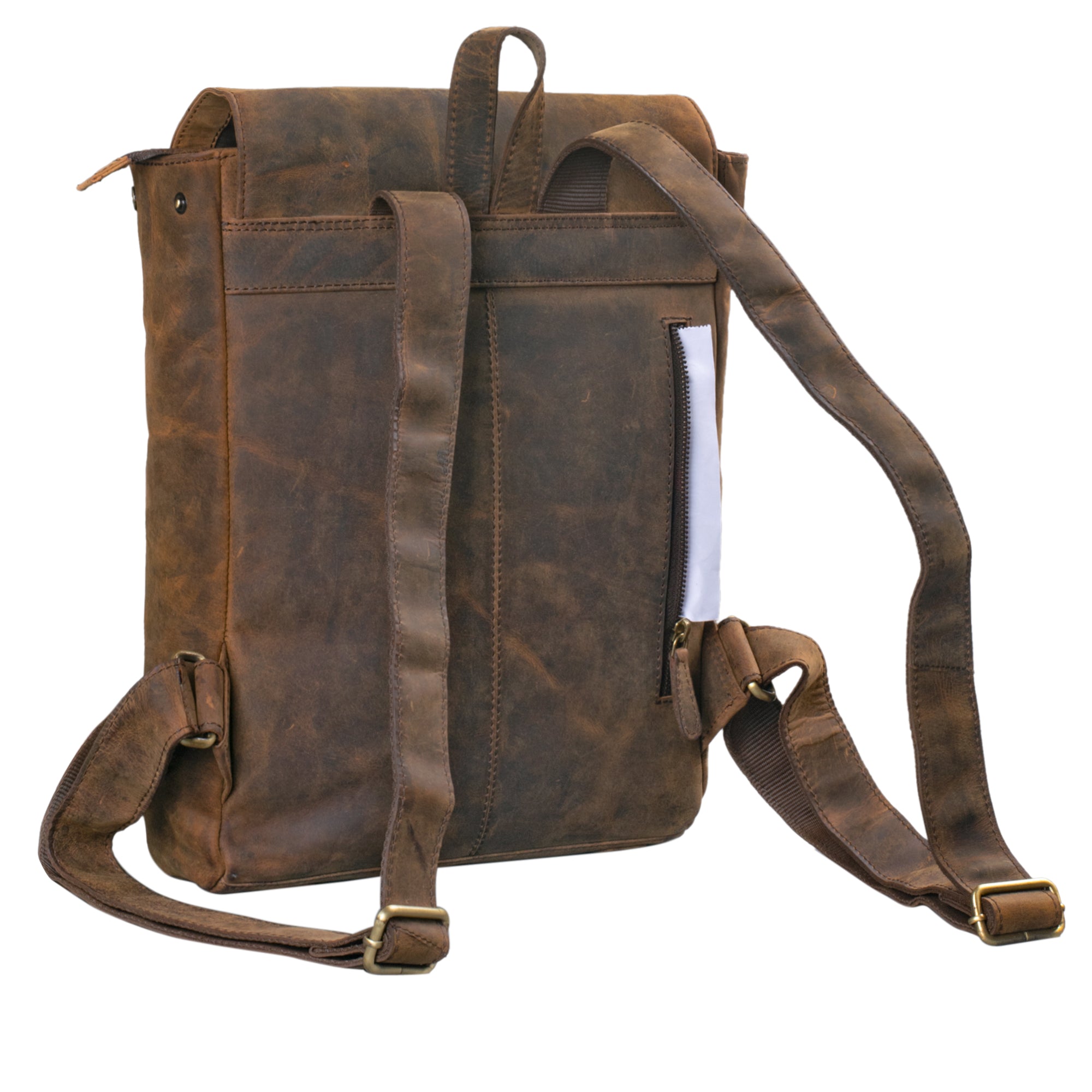 Leder Ranzen Vintage braun