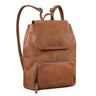 "Johanna" Small Leather Backpack Ladies Modern