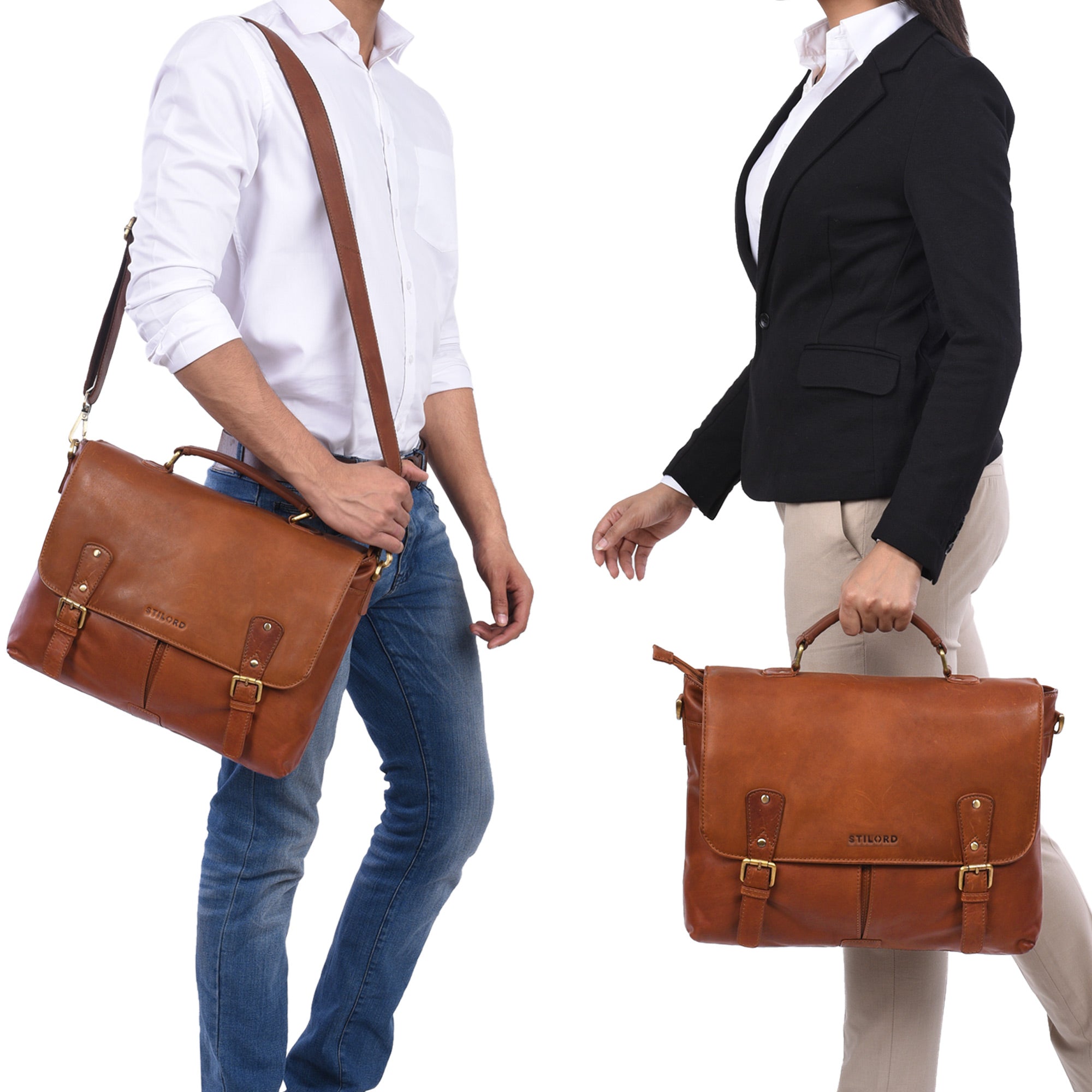 Ledertasche braun