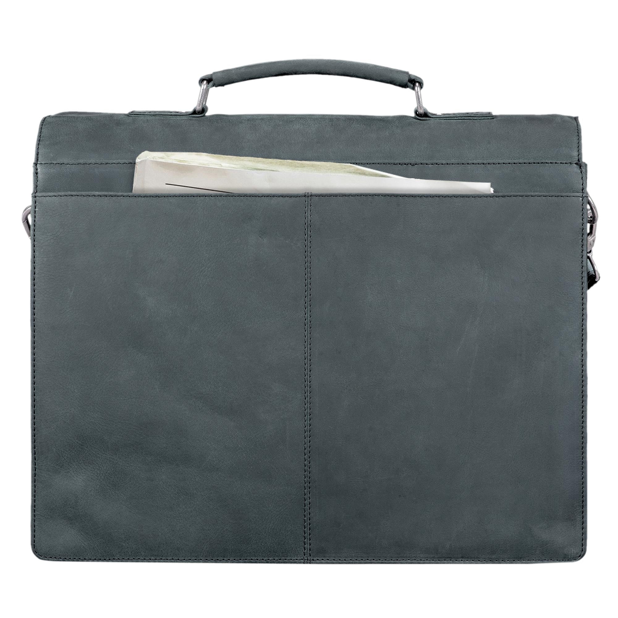 schultertasche herren leder schwarz