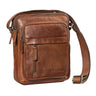 "Ivano" Small Leather Crossbody Bag for Men for 10.9-Inch Devices