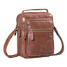 "Lazzaro" Small Leather Crossbody Bag for Men 10.9 Inch Tablet
