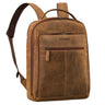 "Nami" Leather Laptop Backpack 15 inch Business Backpack for men and women