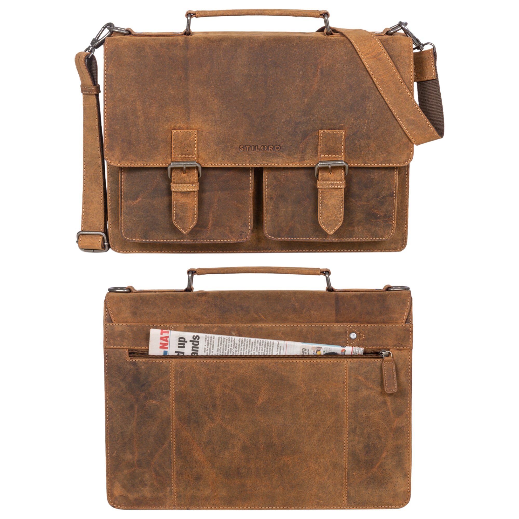braune Messenger Bag 13 3 Zoll