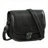 Schwarze Mini Umhängetasche Damen Leder mit Abnehmbaren Gurt