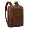 "Zabel" leather laptop backpack 15.6 inch