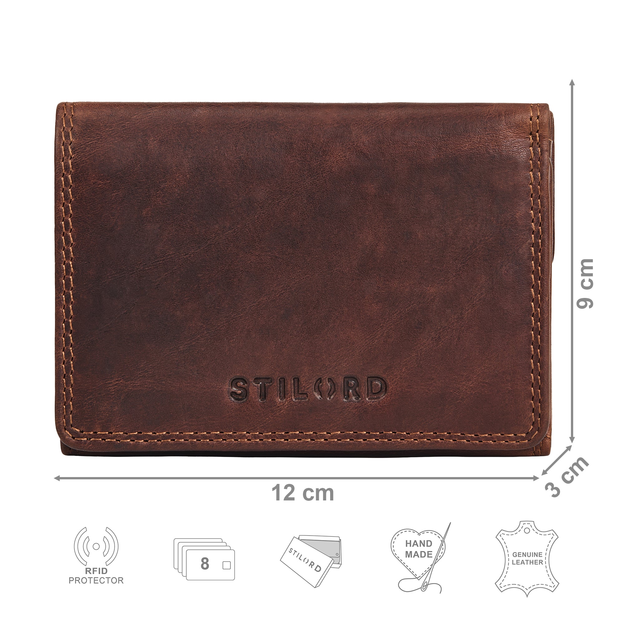 mittel portemonnaie leder damen cognac