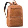 Leder Rucksack aufsteckbar braun