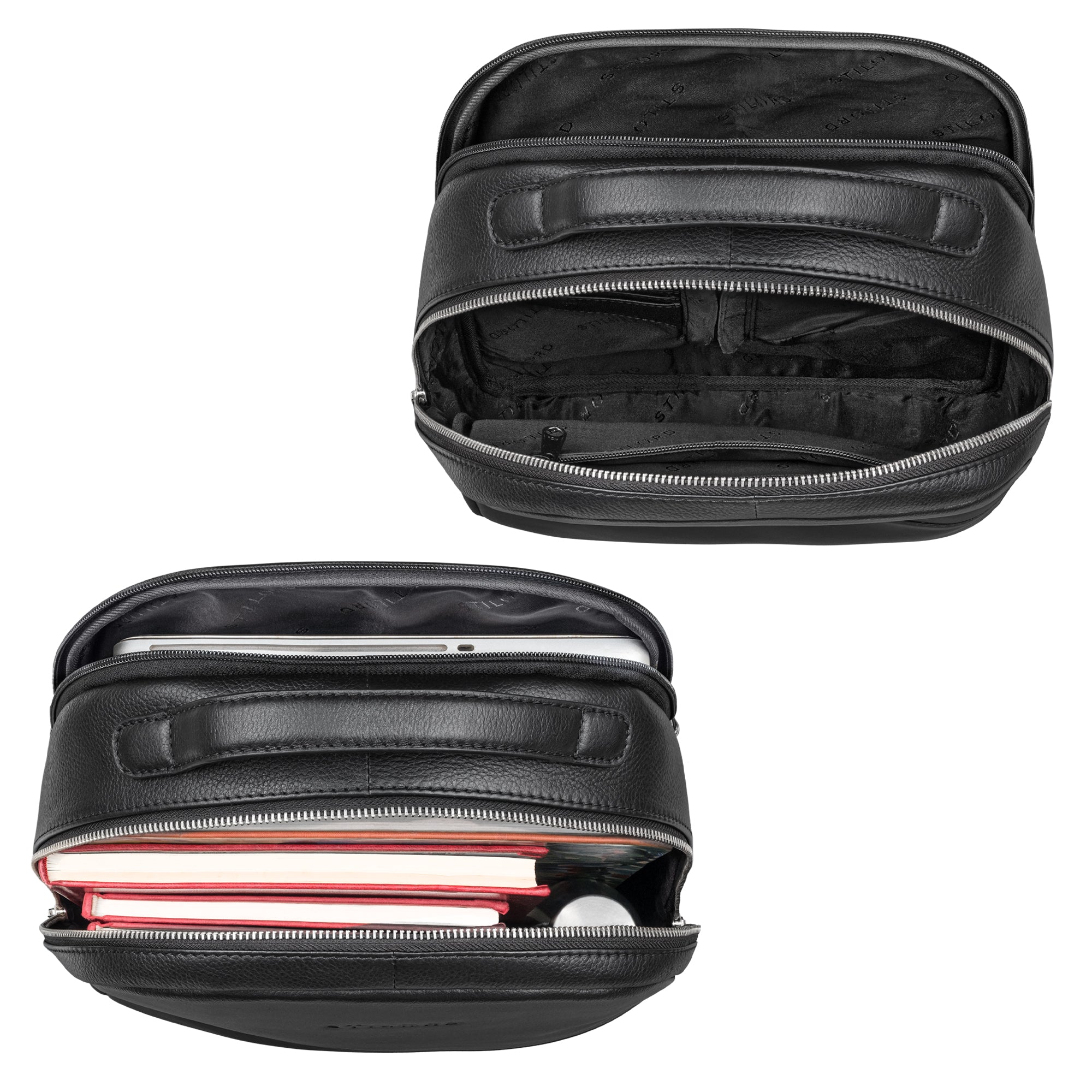 Leder Rucksack für die Arbeit