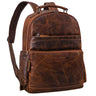 "Valens" Premium Leather Backpack for Men Large with Handle - Laptop 16 inch