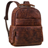 "Valens" Premium Leather Backpack for Men Large with Handle - Laptop 16 inch