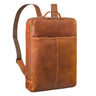 "Livius" Slim Leather Backpack for Men & Women XL Rucksack 15 - 19 Inch