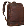 "Wilbert" Backpack with many compartments Leather