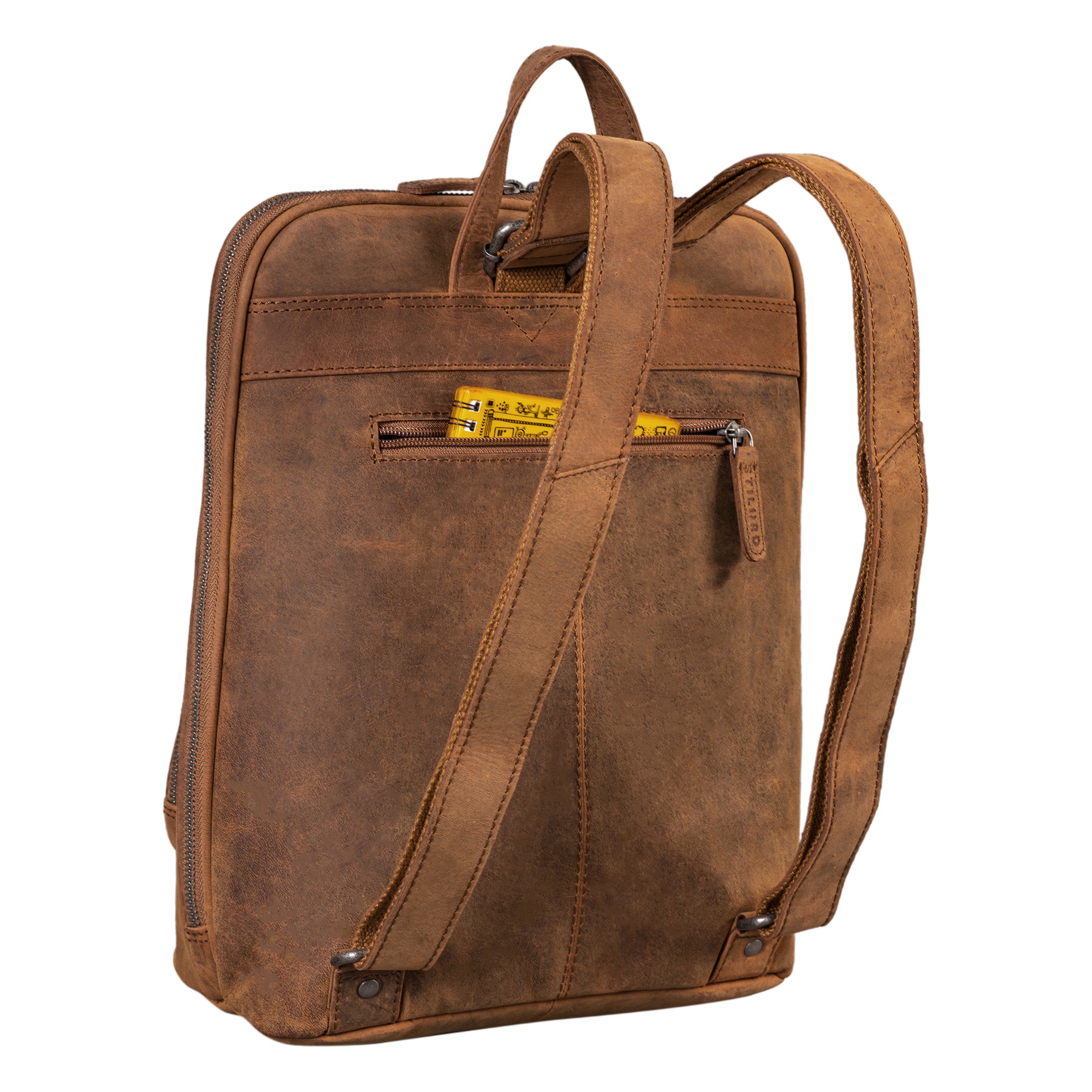 business rucksack damen braun