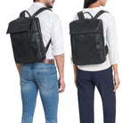 echt leder rucksäcke schicke damen schwarz