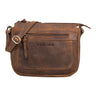 "Philine" Womens Small Leather Crossbody Bag with Adjustable Strap & Anti Theft Compartment