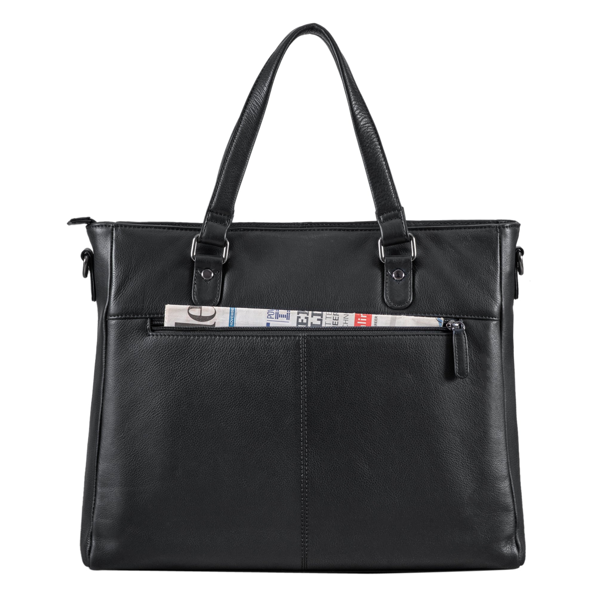 Tasche Damen Leder schwarz