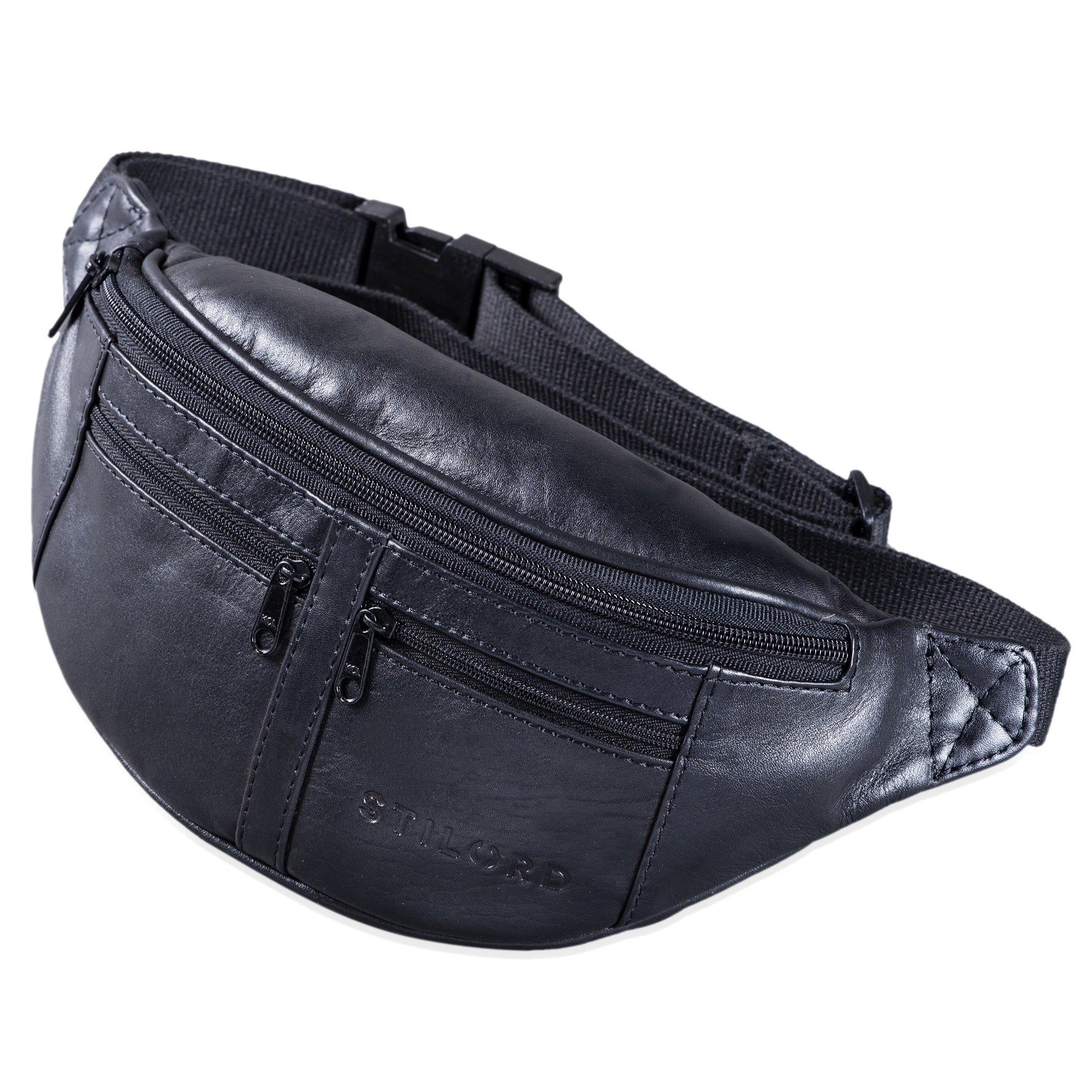 schwarze Leder Tasche
