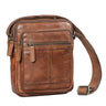 "Lorenzo" Small Men's Leather Crossbody Bag for 8-Inch Tablet