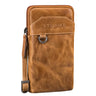 "Tyrell" Chest Bag Men Leather Shoulder Bag with Belt Loop