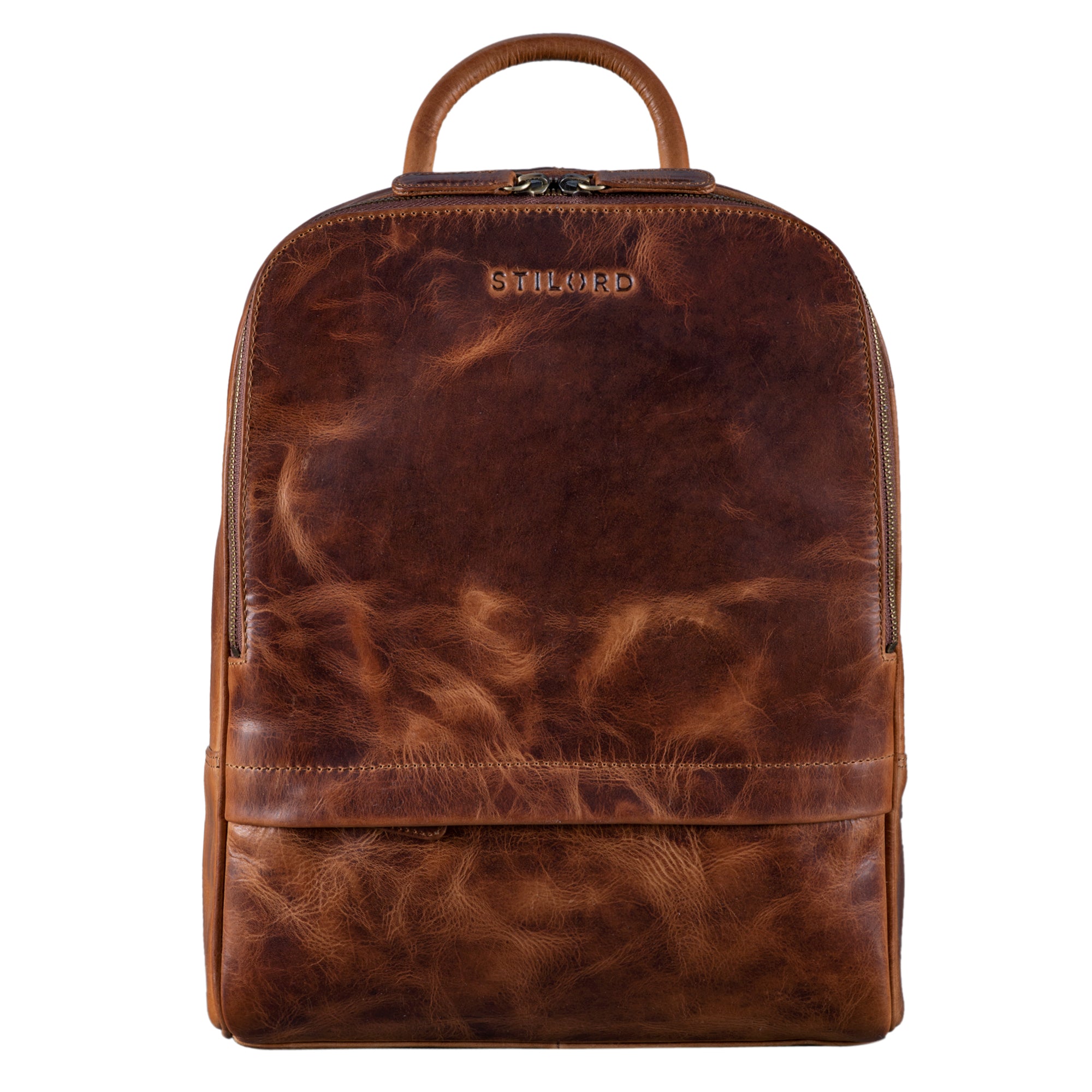 Leder Uni Rucksack Vintage
