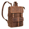 "Franka" Small Leather Backpack Vintage